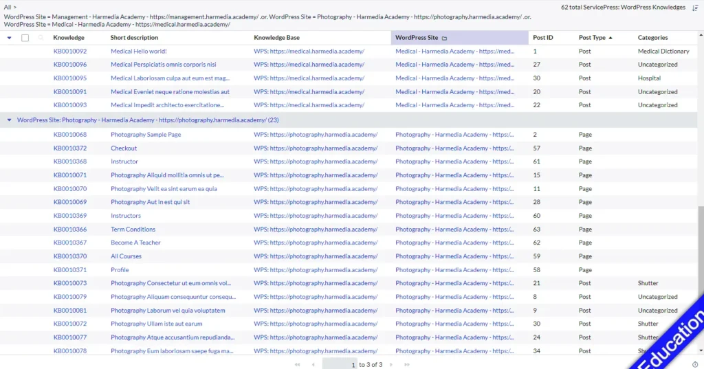 Posts Screenshot