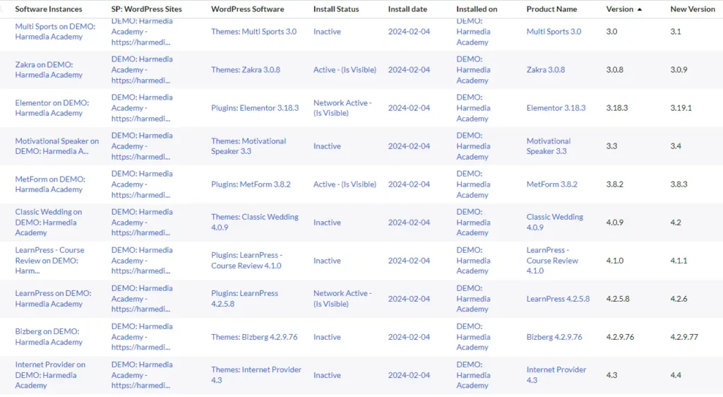 Plugins Screenshot
